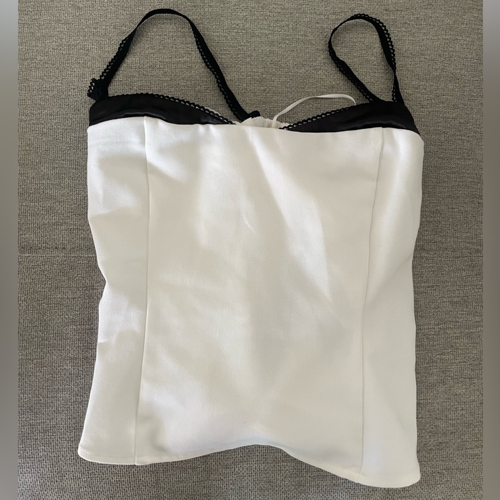 Reformation Melanie corset top